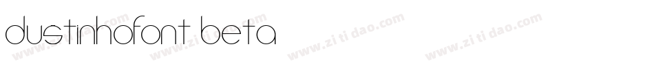 dustinhofont beta字体转换